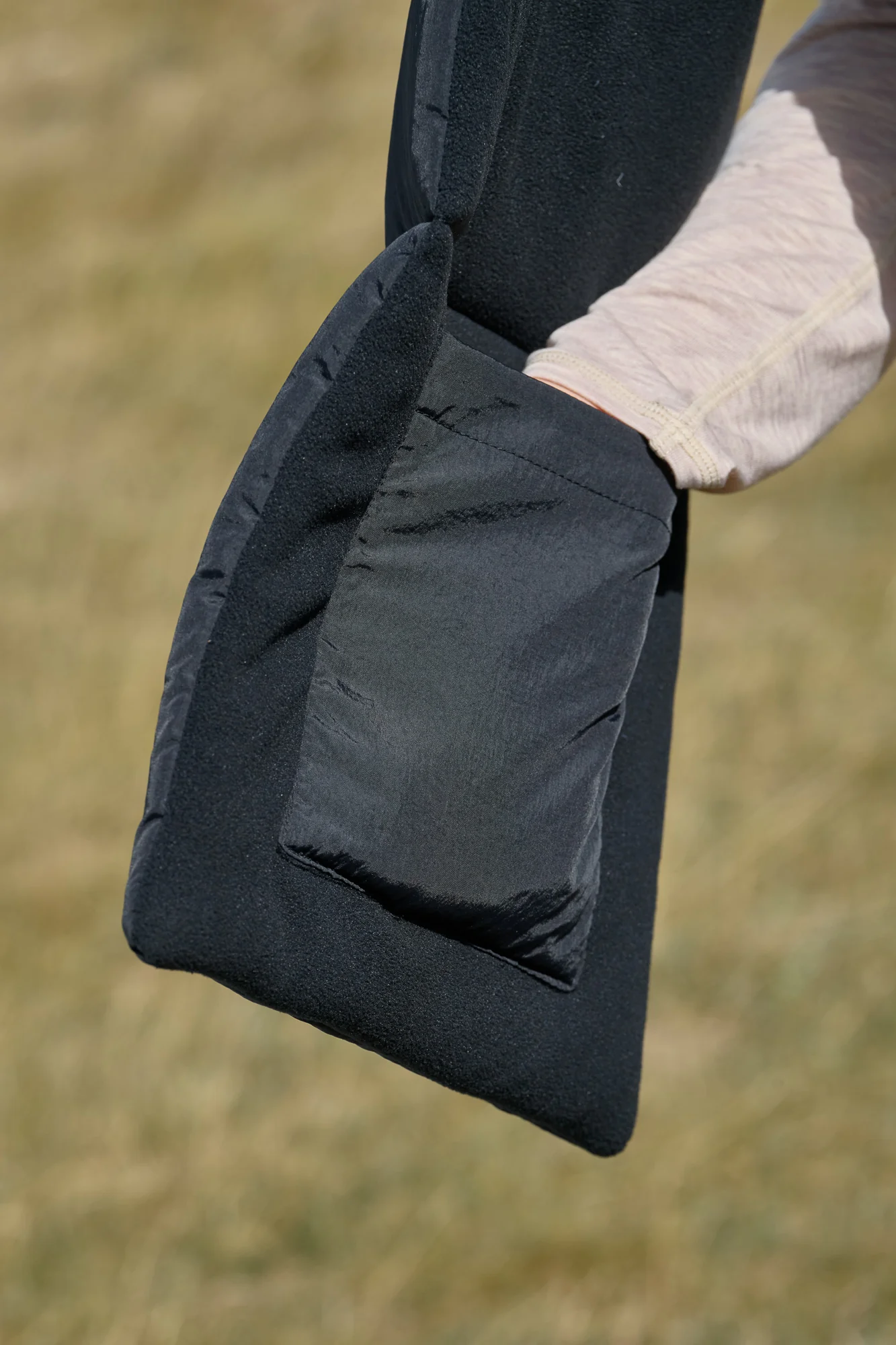 Cloud Wrap Scarf - Black - Image 4