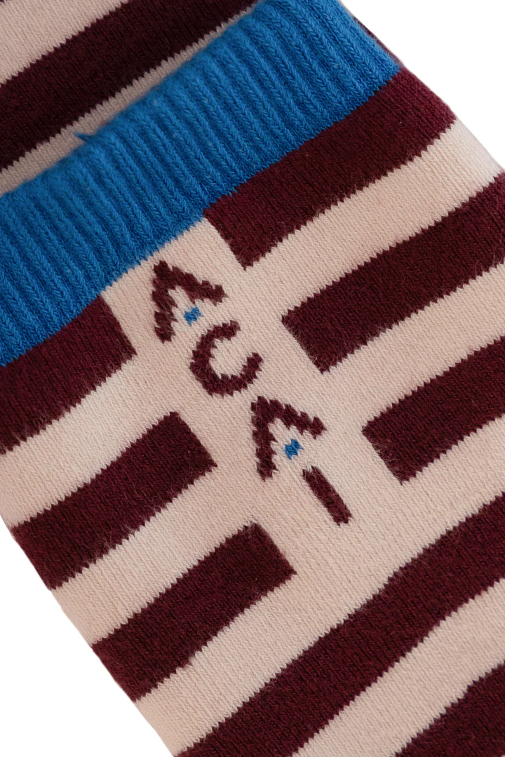 Cloudwalk Socks - Cabernet Stripe - Image 2