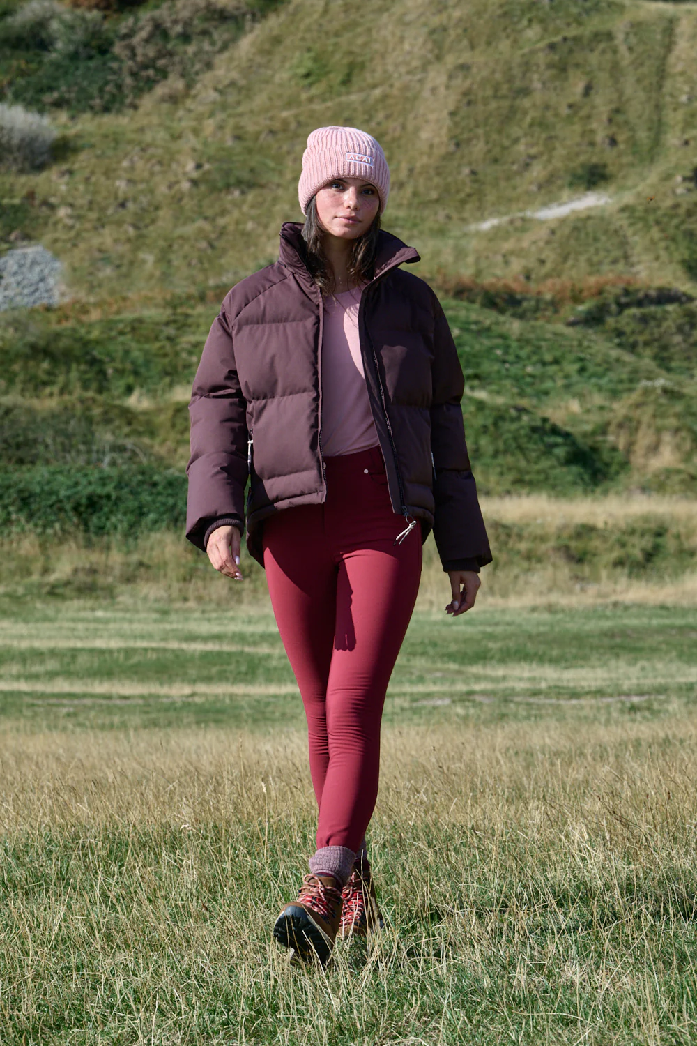 Cocoon Coat - Chocolate Plum - Image 6