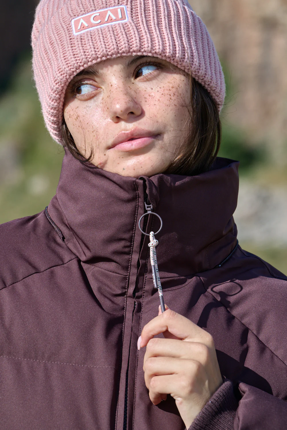 Cocoon Coat - Chocolate Plum - Image 7