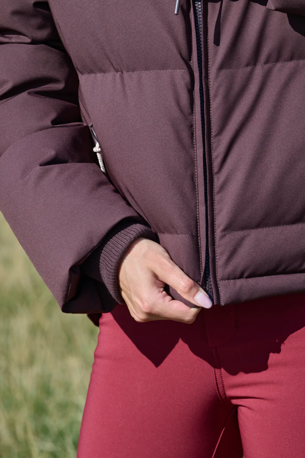 Cocoon Coat - Chocolate Plum - Image 9