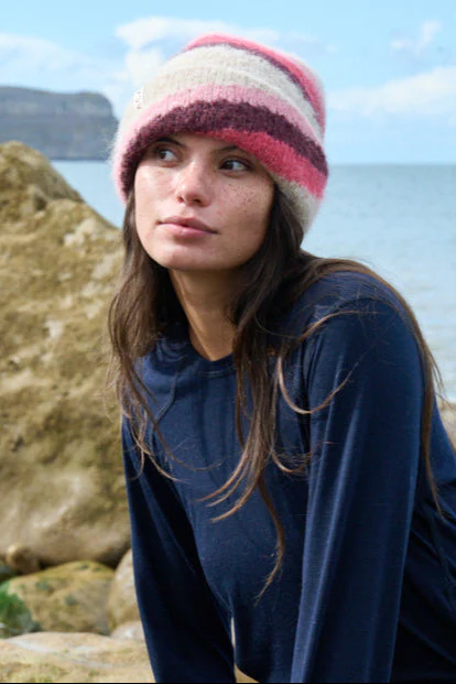Dawn Mist Beanie - Cabernet - Image 2