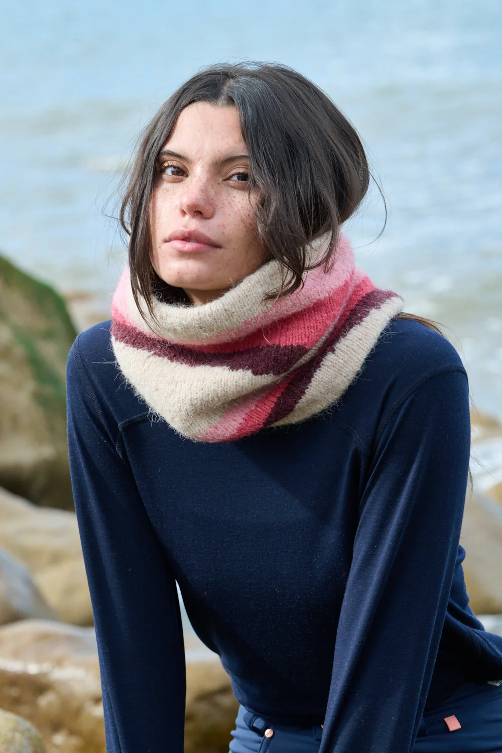 Dawn Mist Snood - Cabernet - Image 2