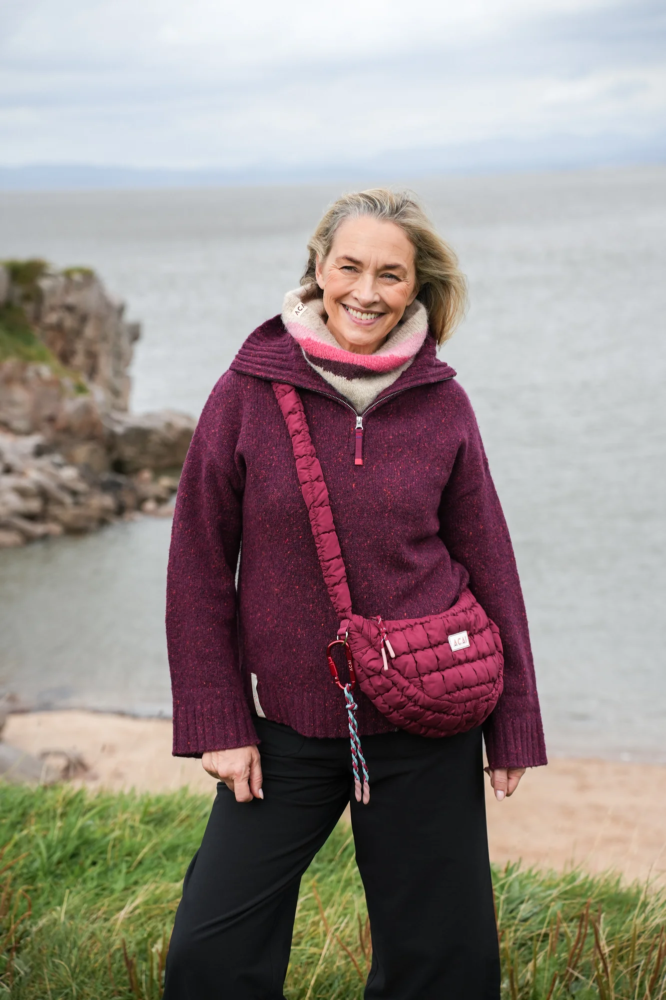 Dawn Mist Snood - Cabernet - Image 3
