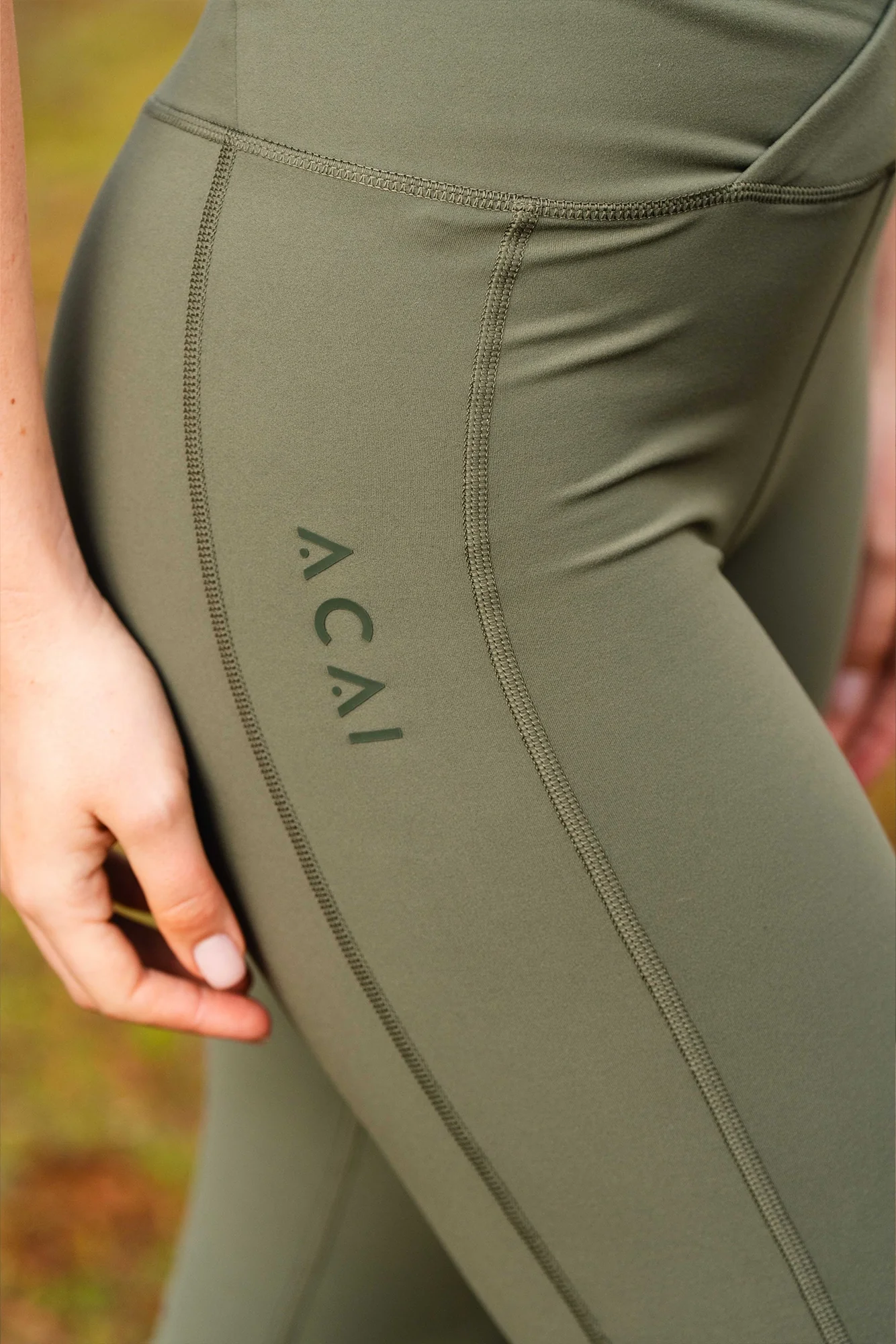 Encompass Flared Trousers - Deep Sage - Image 5