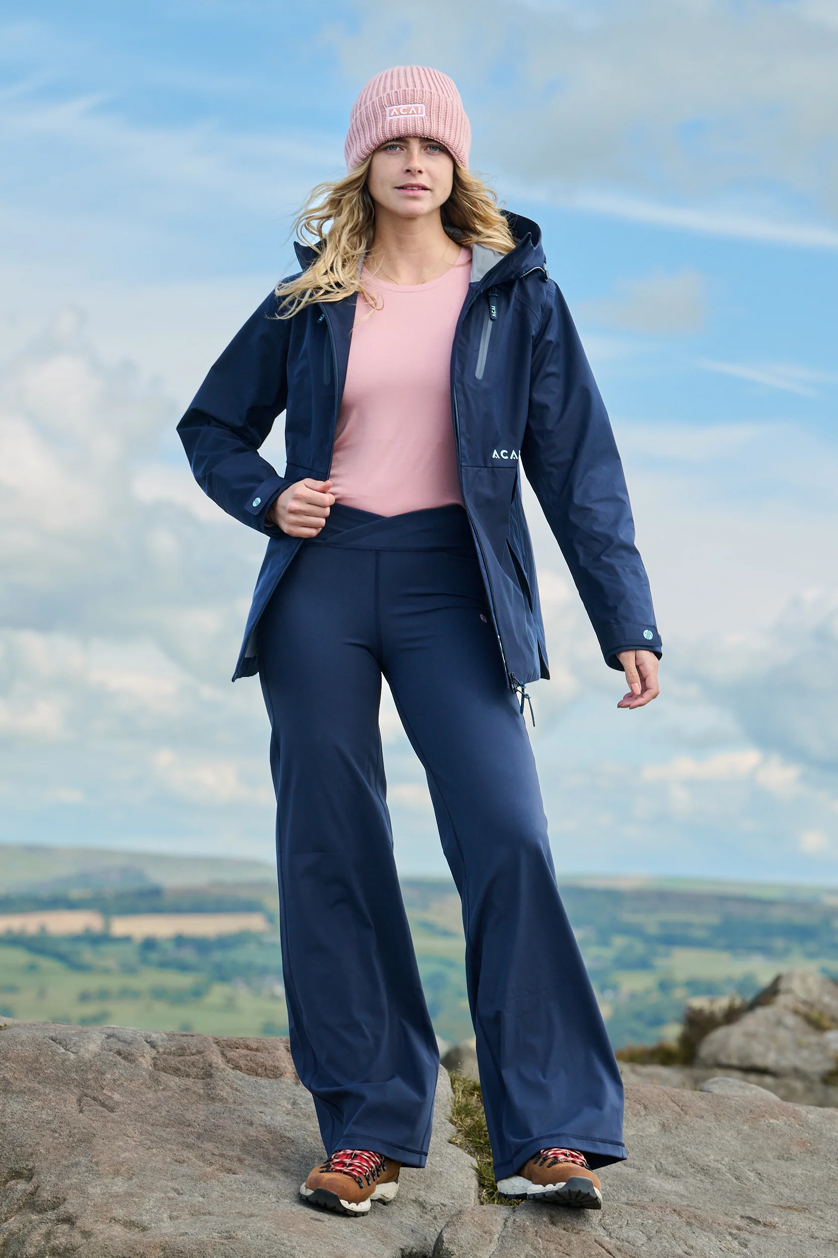 Encompass Straight Leg Trousers - Deep Navy - Image 2