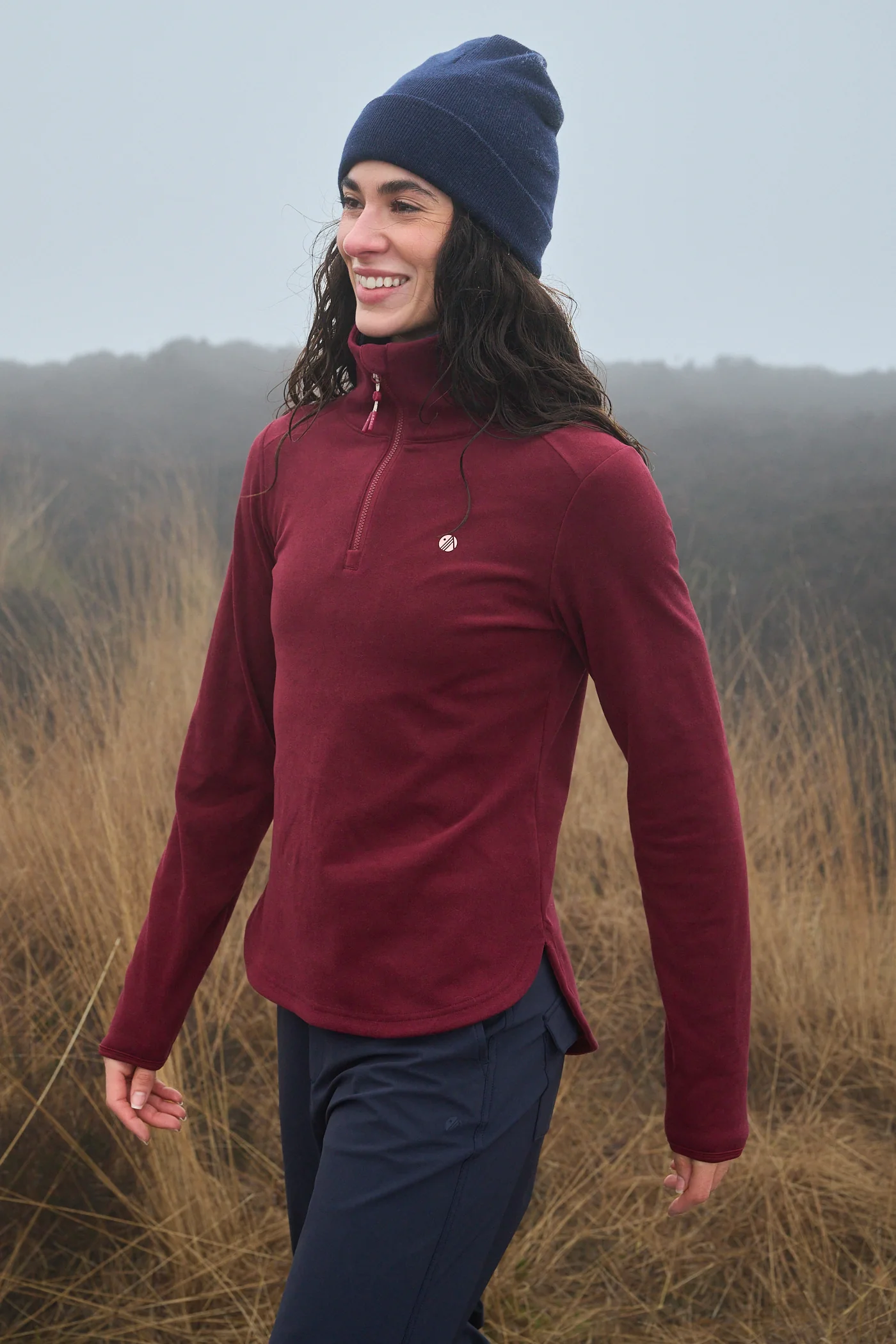 Endurasoft Quarter Zip - Cabernet - Image 4