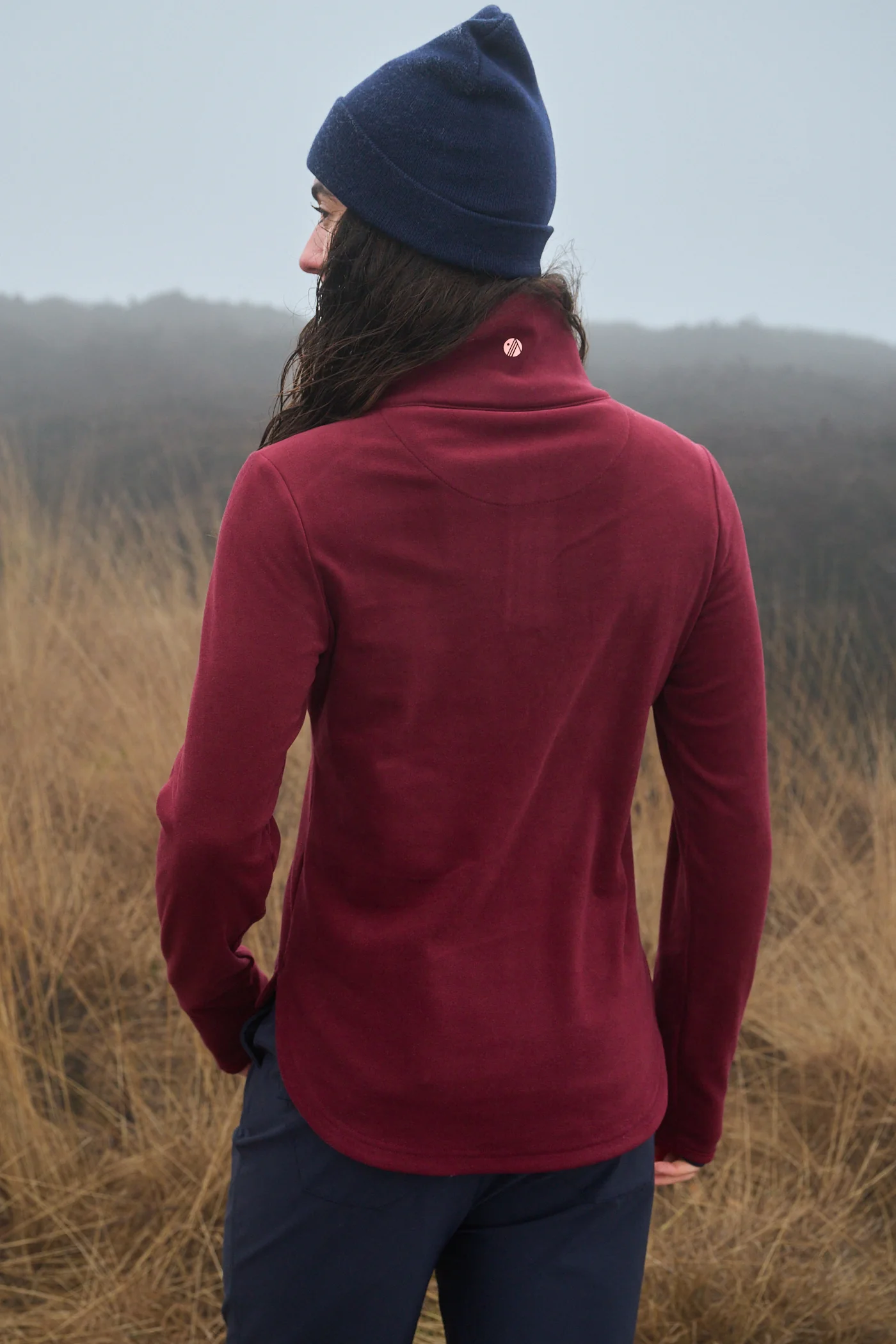 Endurasoft Quarter Zip - Cabernet - Image 5