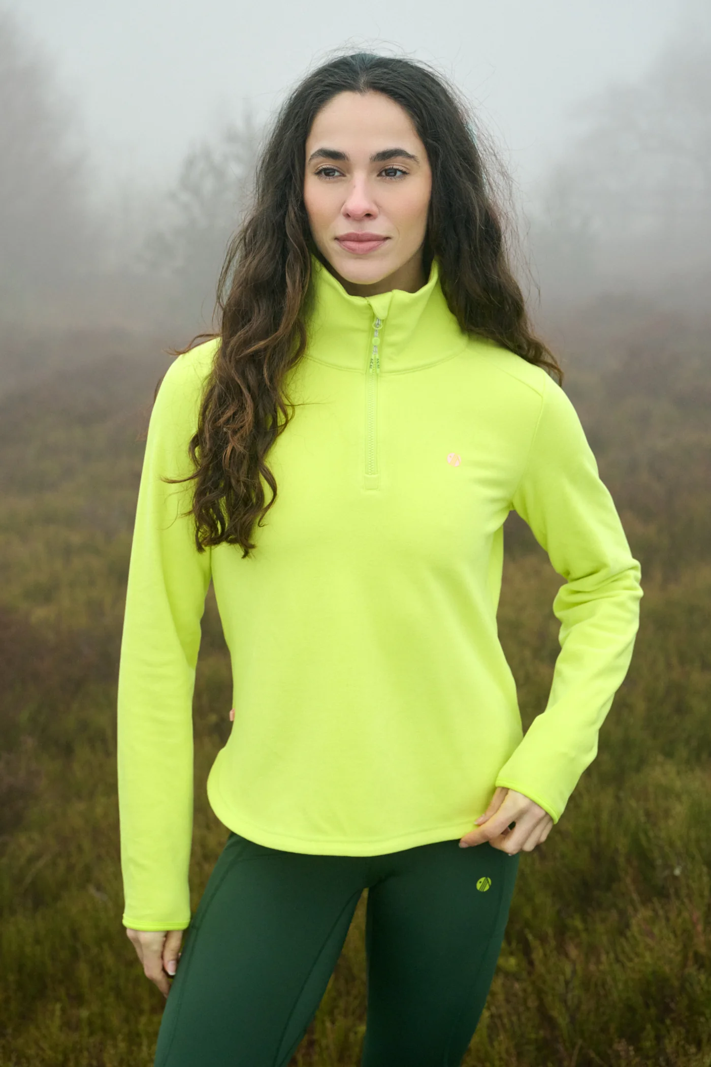 Endurasoft Quarter Zip - Limeade - Image 3