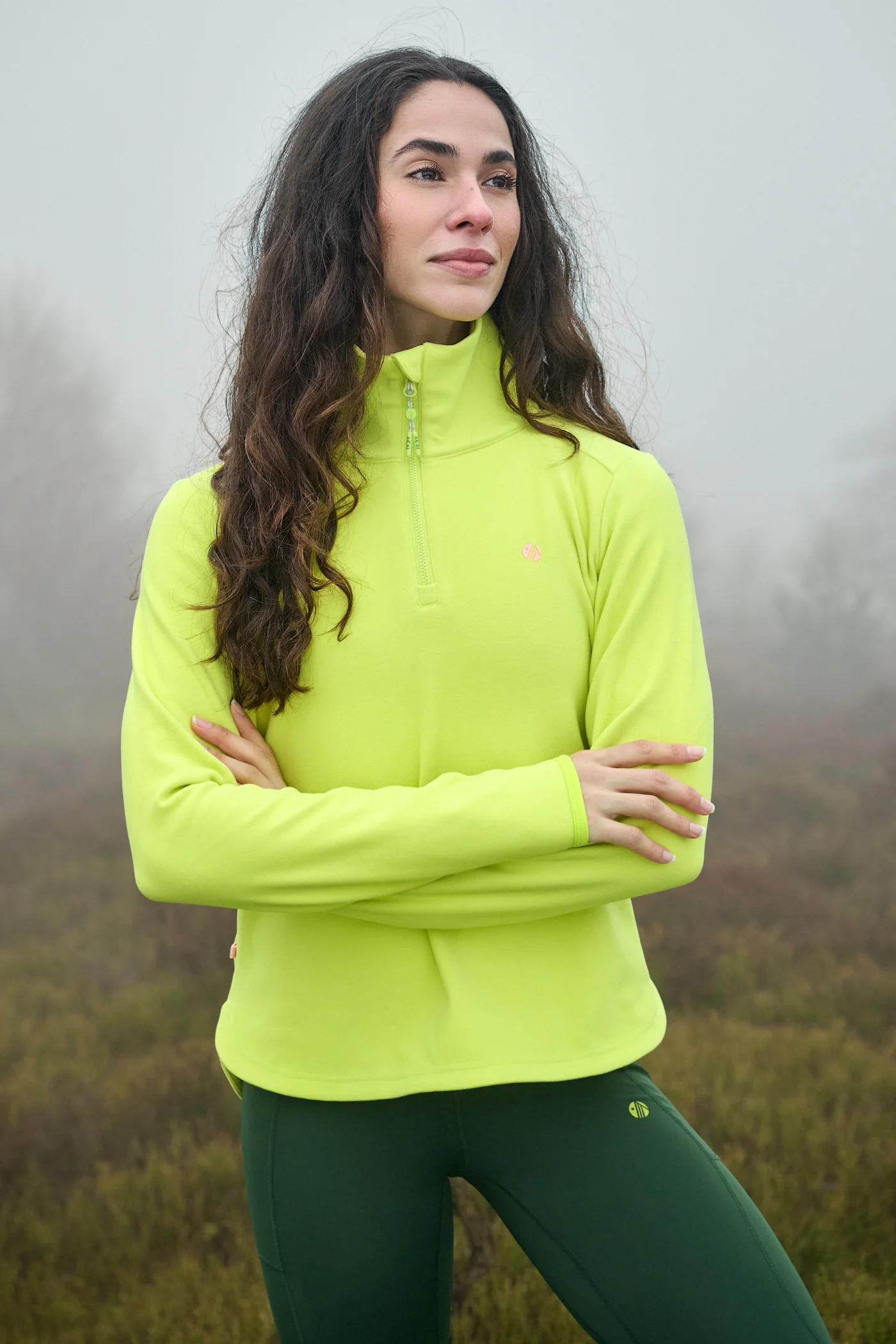 Endurasoft Quarter Zip - Limeade - Image 4