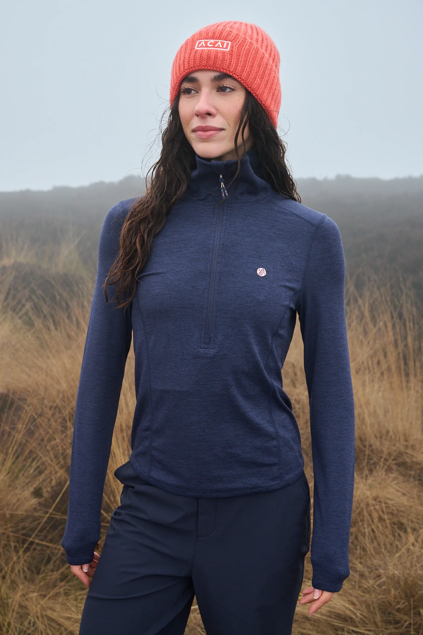 Freeform Quarter Zip - Deep Navy - Image 2