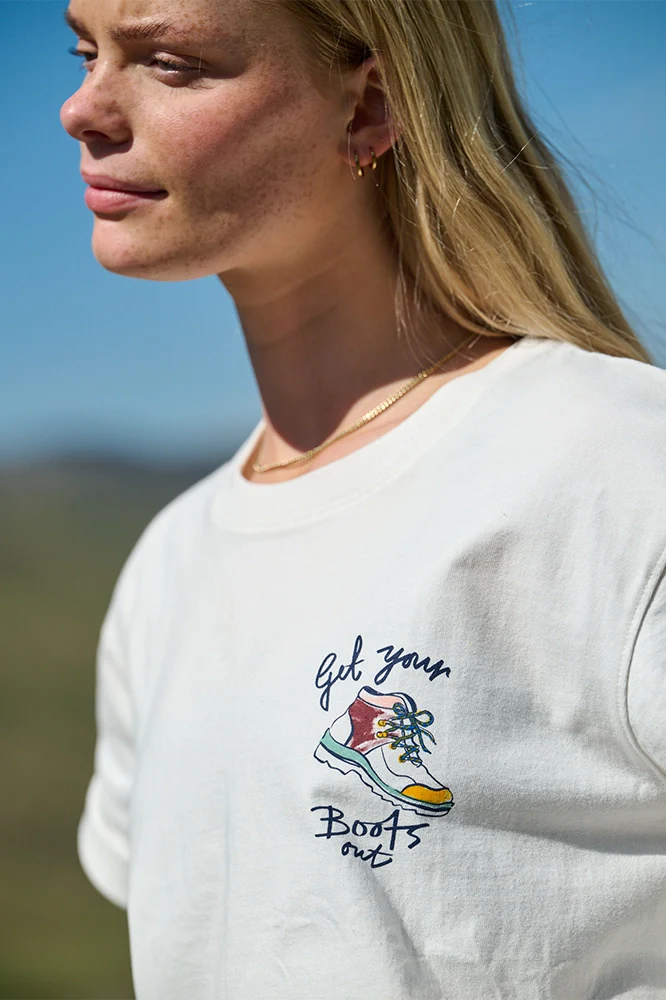 Get Your Boots Out Graphic Tee - Off White - Image 5