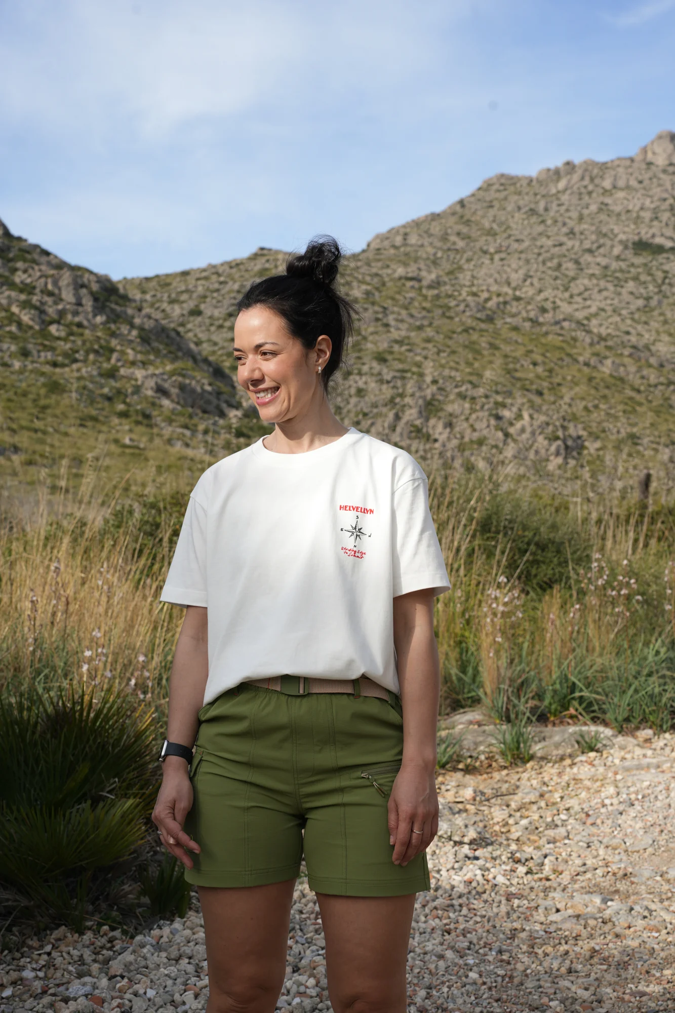 Helvellyn Graphic Tee - Off White - Image 3