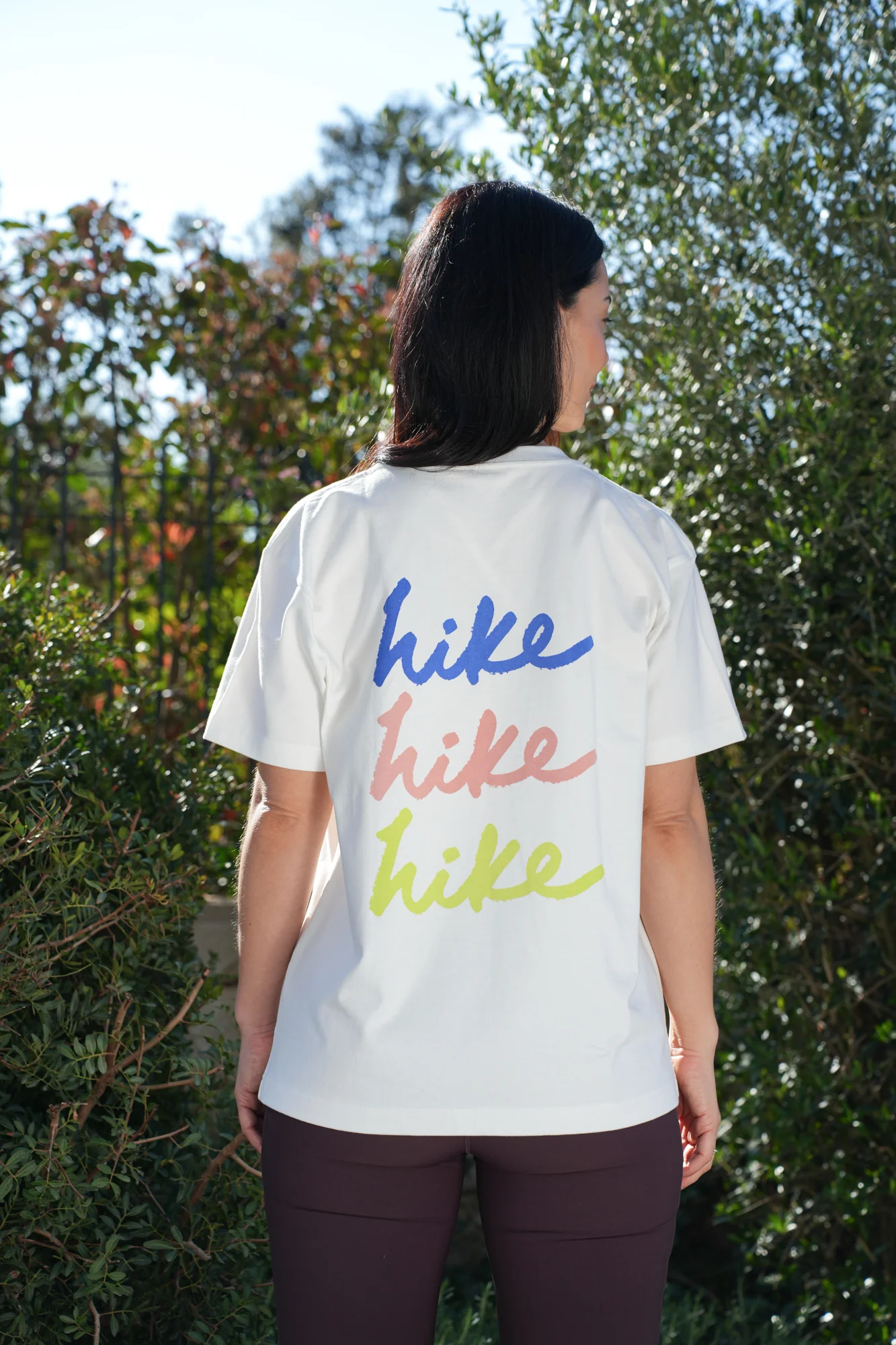 Hike Hike Hike Graphic Tee - Off White - Image 3