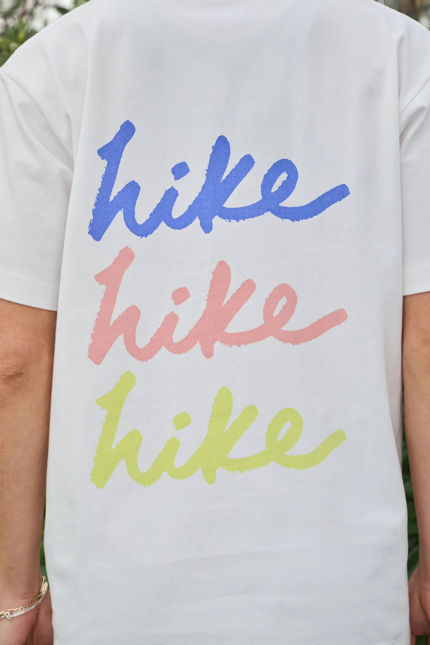 Hike Hike Hike Graphic Tee - Off White - Image 8