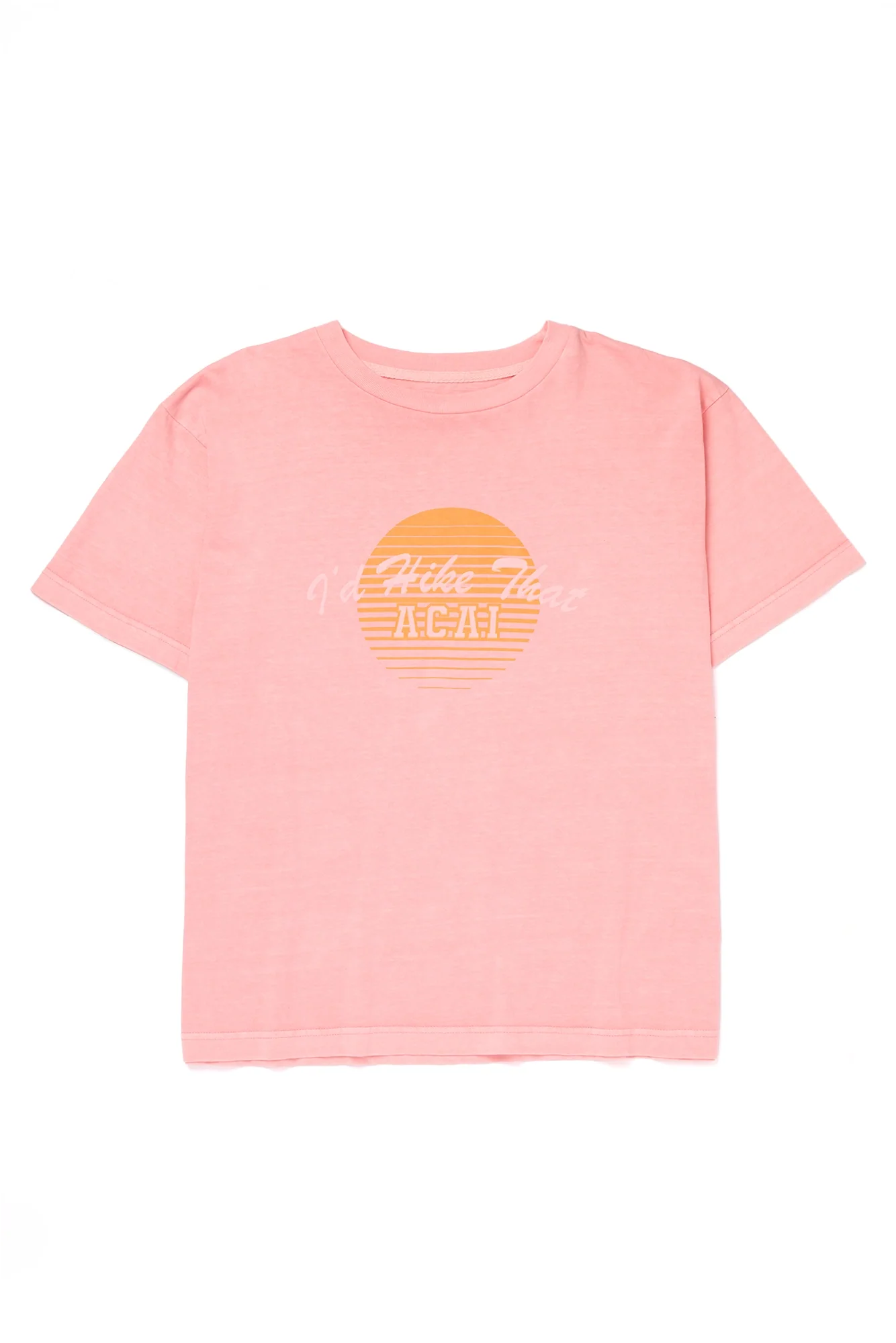 I'd Hike That Graphic Tee - Dusky Pink