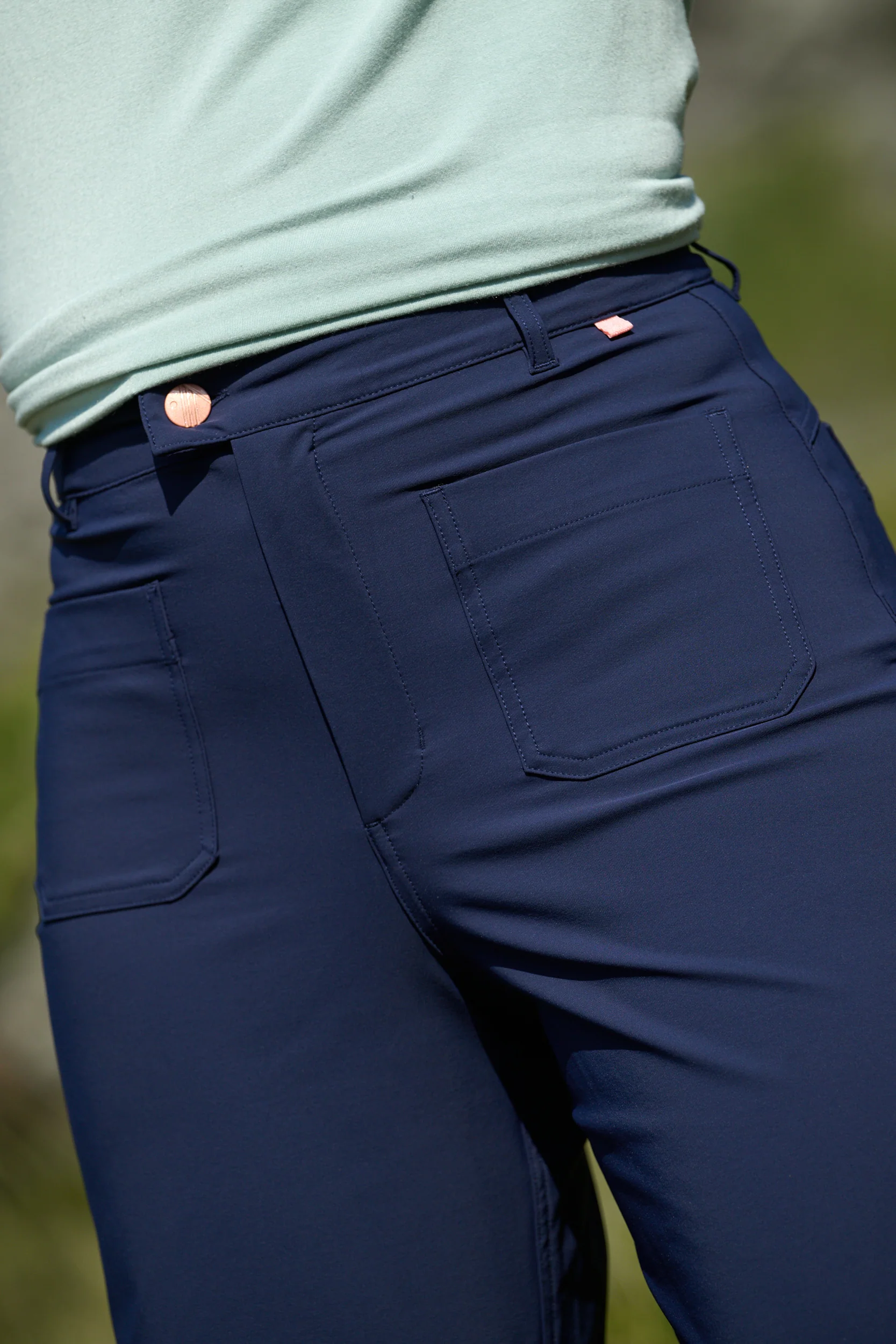 MAX Stretch Straight Outdoor Trousers - Deep Navy - Image 4
