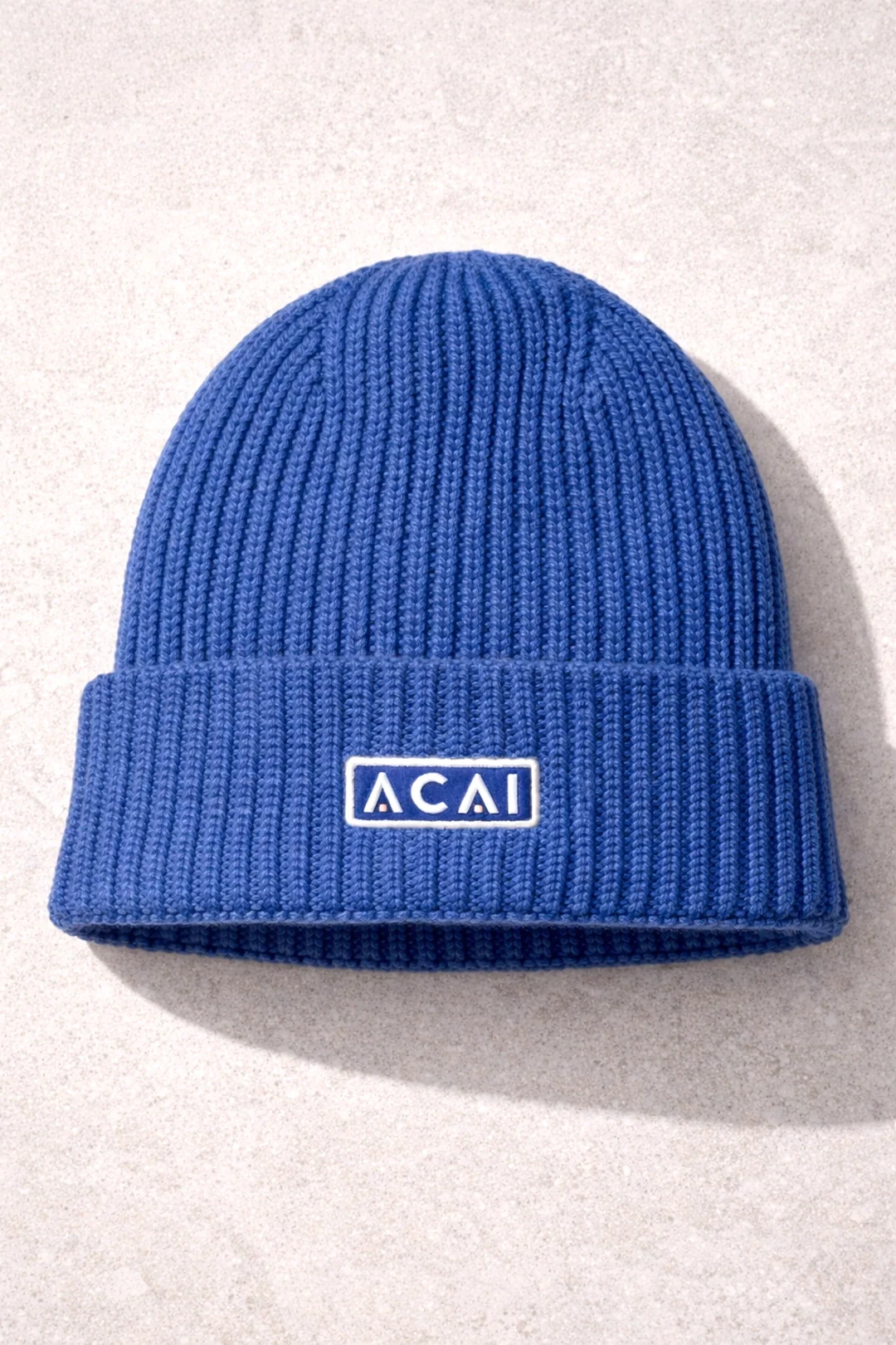 Merino Wool Beanie - Baja Blue - Image 2