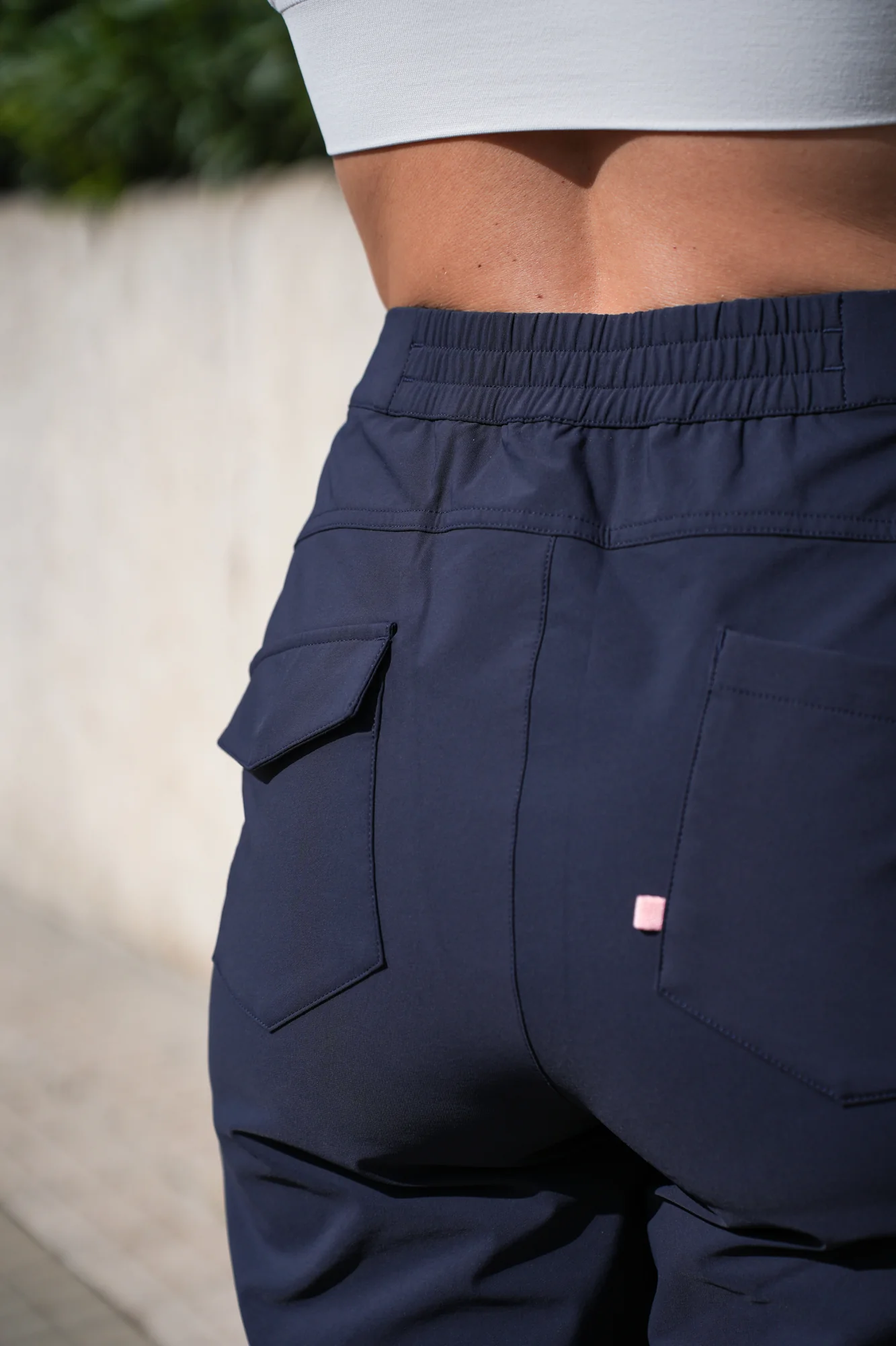 Motion Straight Leg Trousers - Deep Navy - Image 3