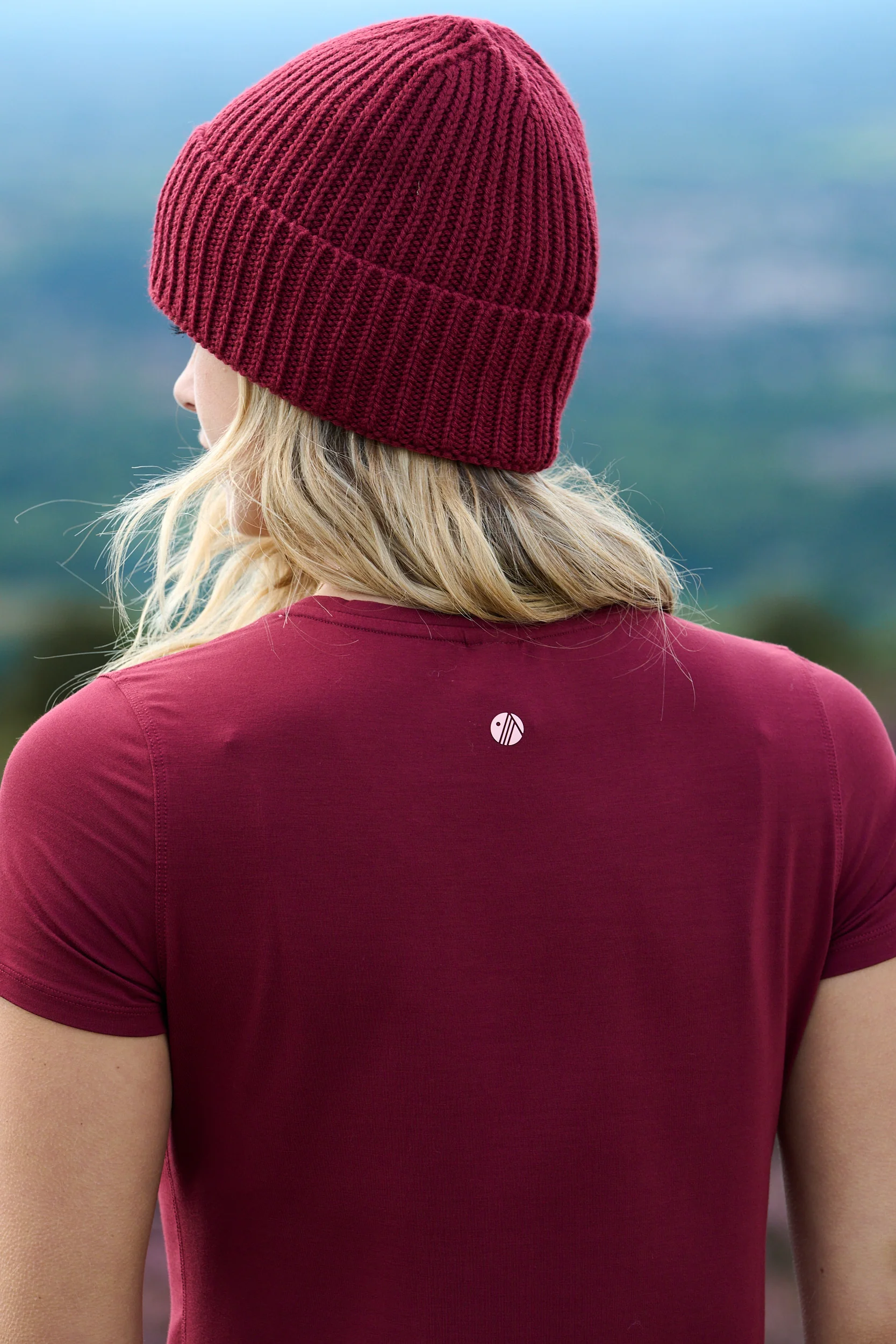 On The Go Tee - Cabernet - Image 4