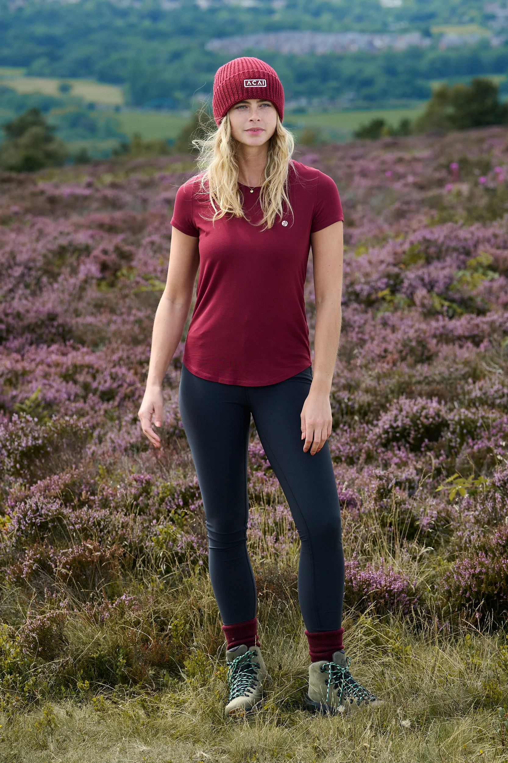 On The Go Tee - Cabernet - Image 5