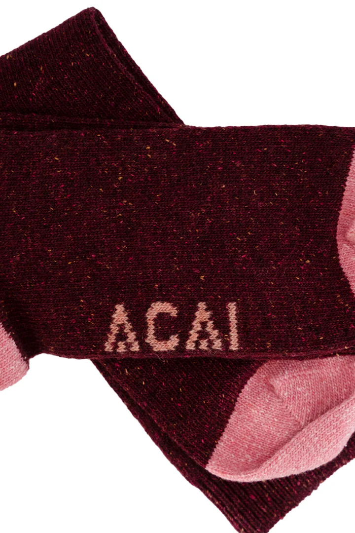 'Hike Hike Hike' Sock - Cabernet - Image 4