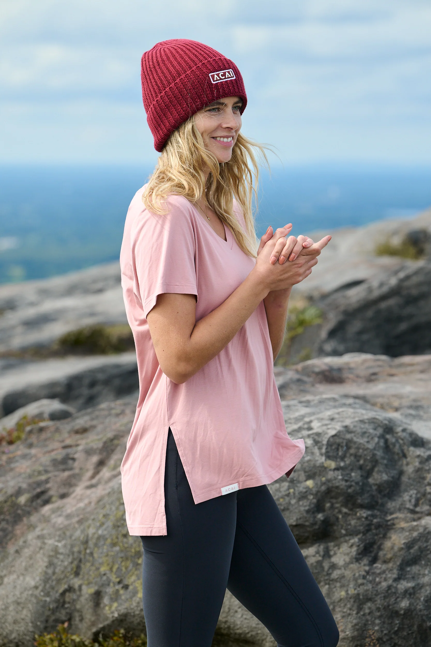 Relax Tee - Dusky Pink - Image 2