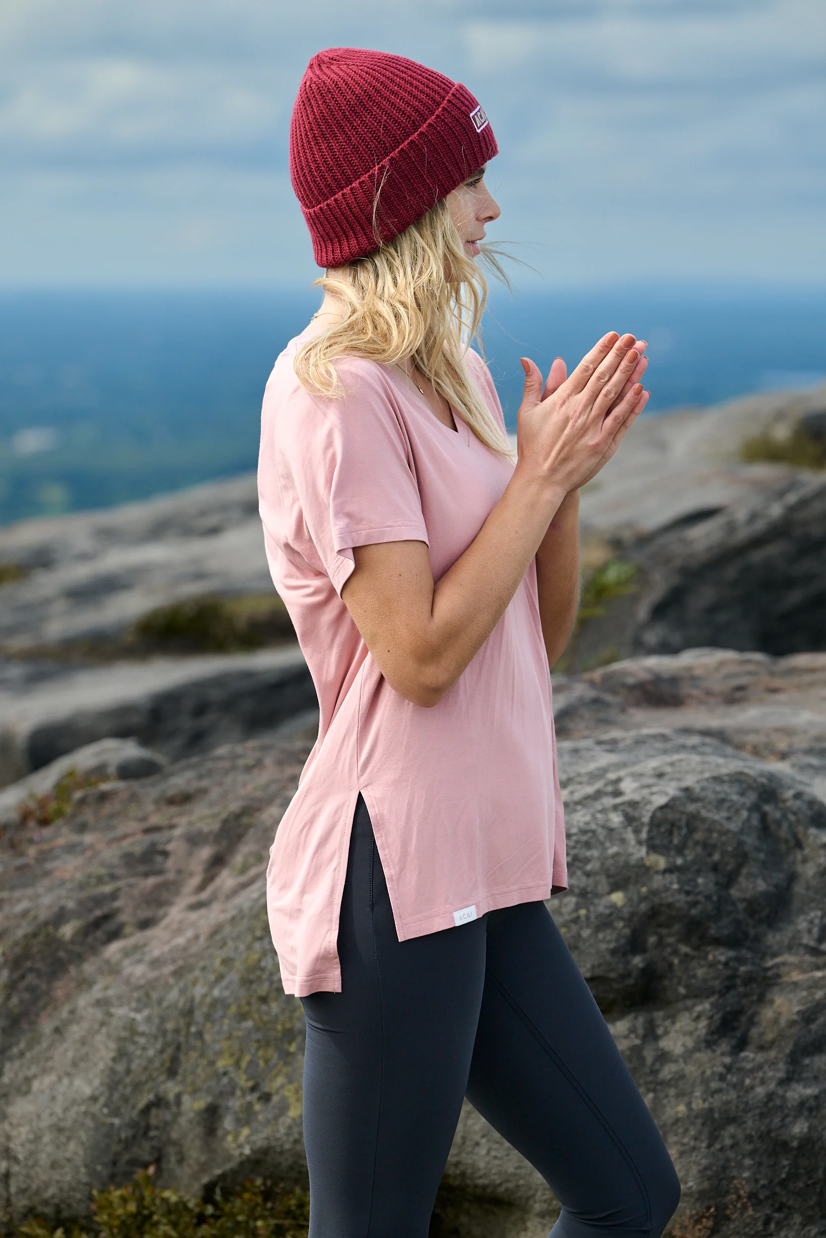 Relax Tee - Dusky Pink - Image 3