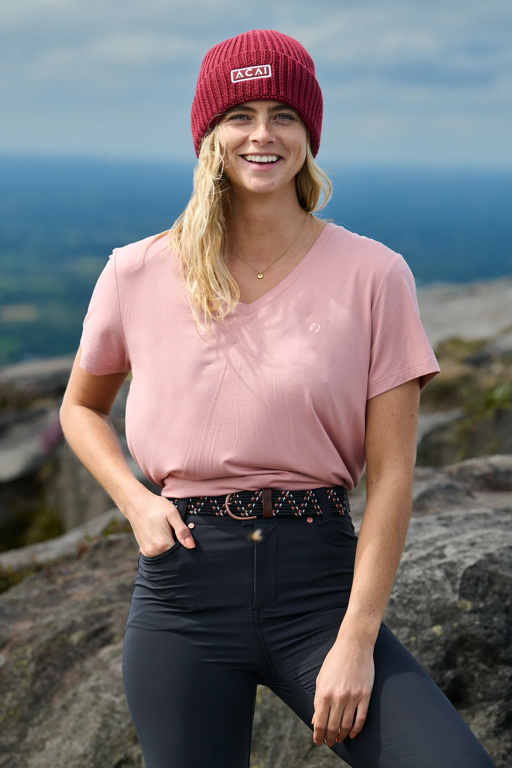 Relax Tee - Dusky Pink - Image 4