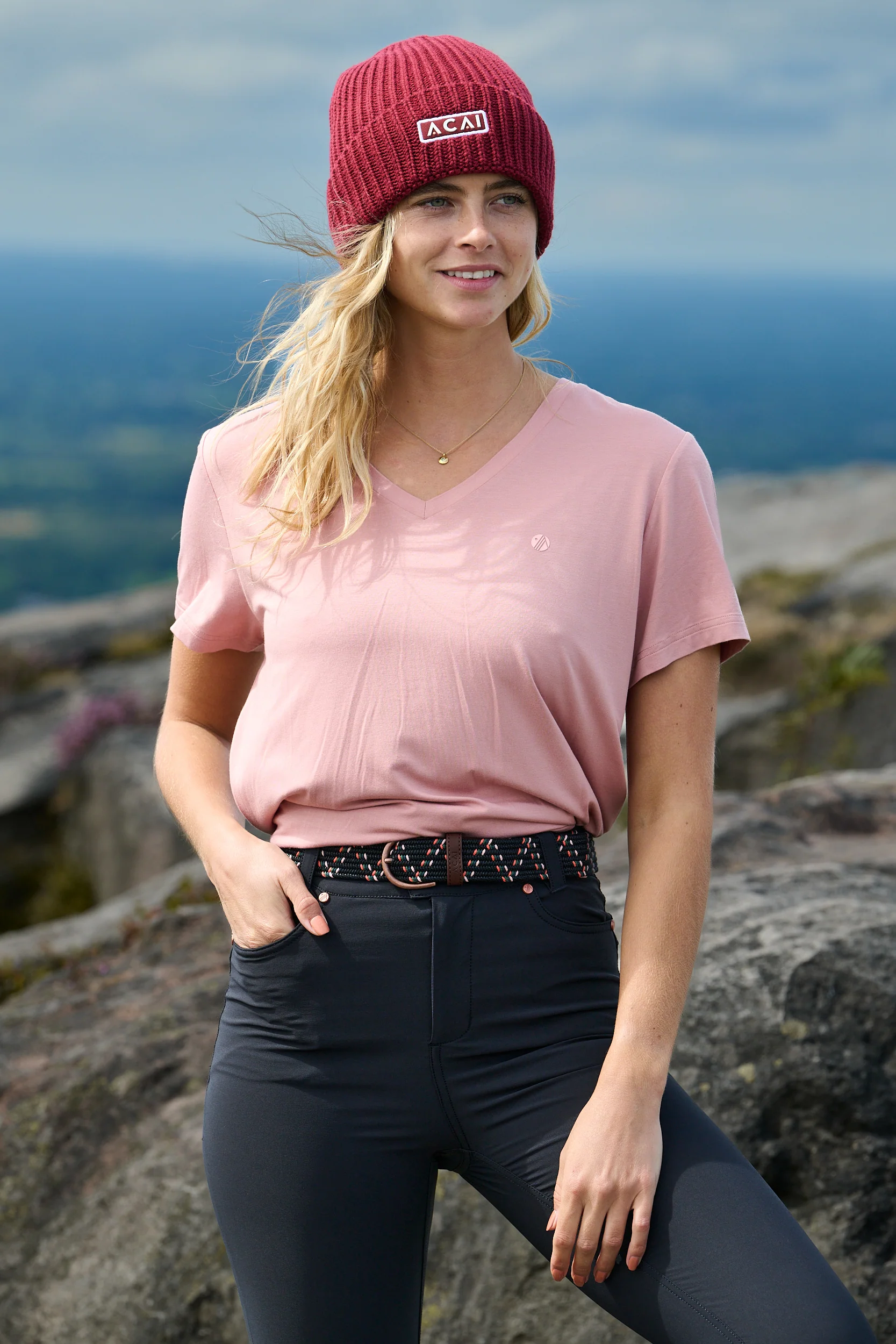 Relax Tee - Dusky Pink - Image 5