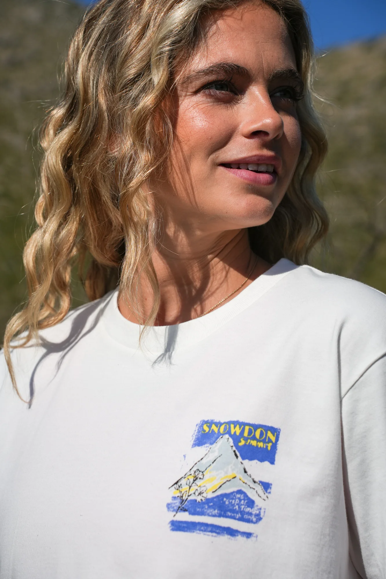 Snowdon Graphic Tee - Off White - Image 5