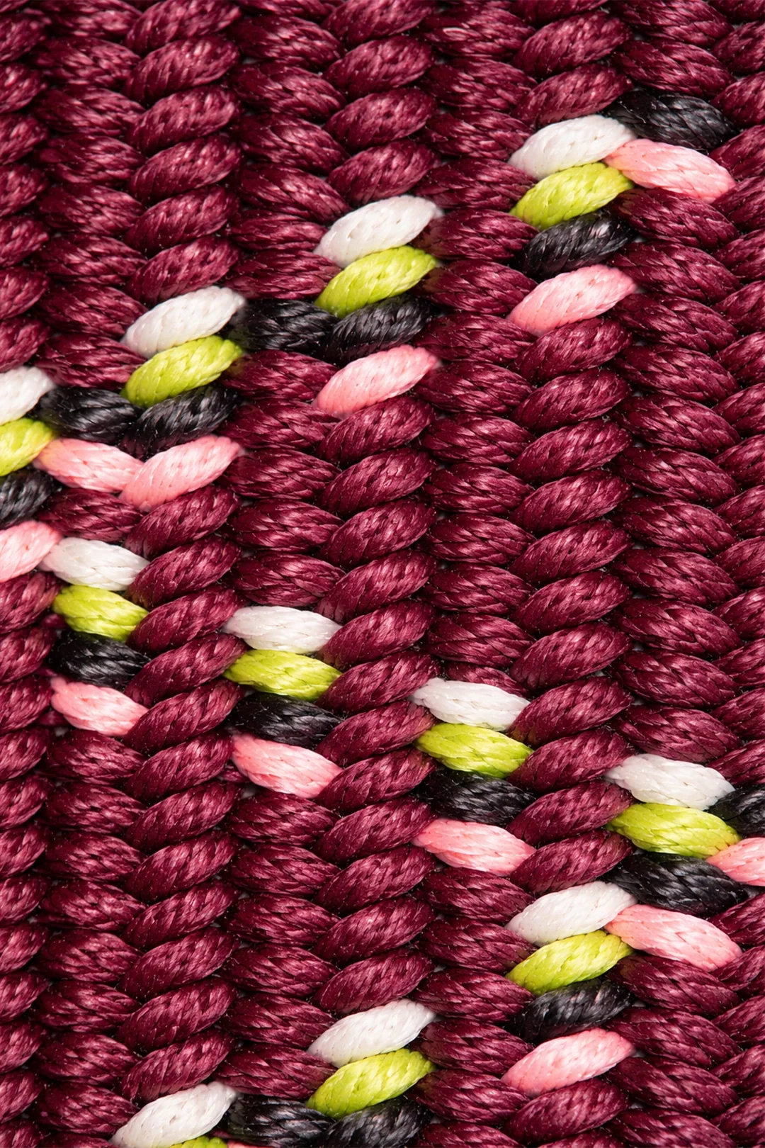 The Outdoor Braided Belt - Cabernet - Image 2