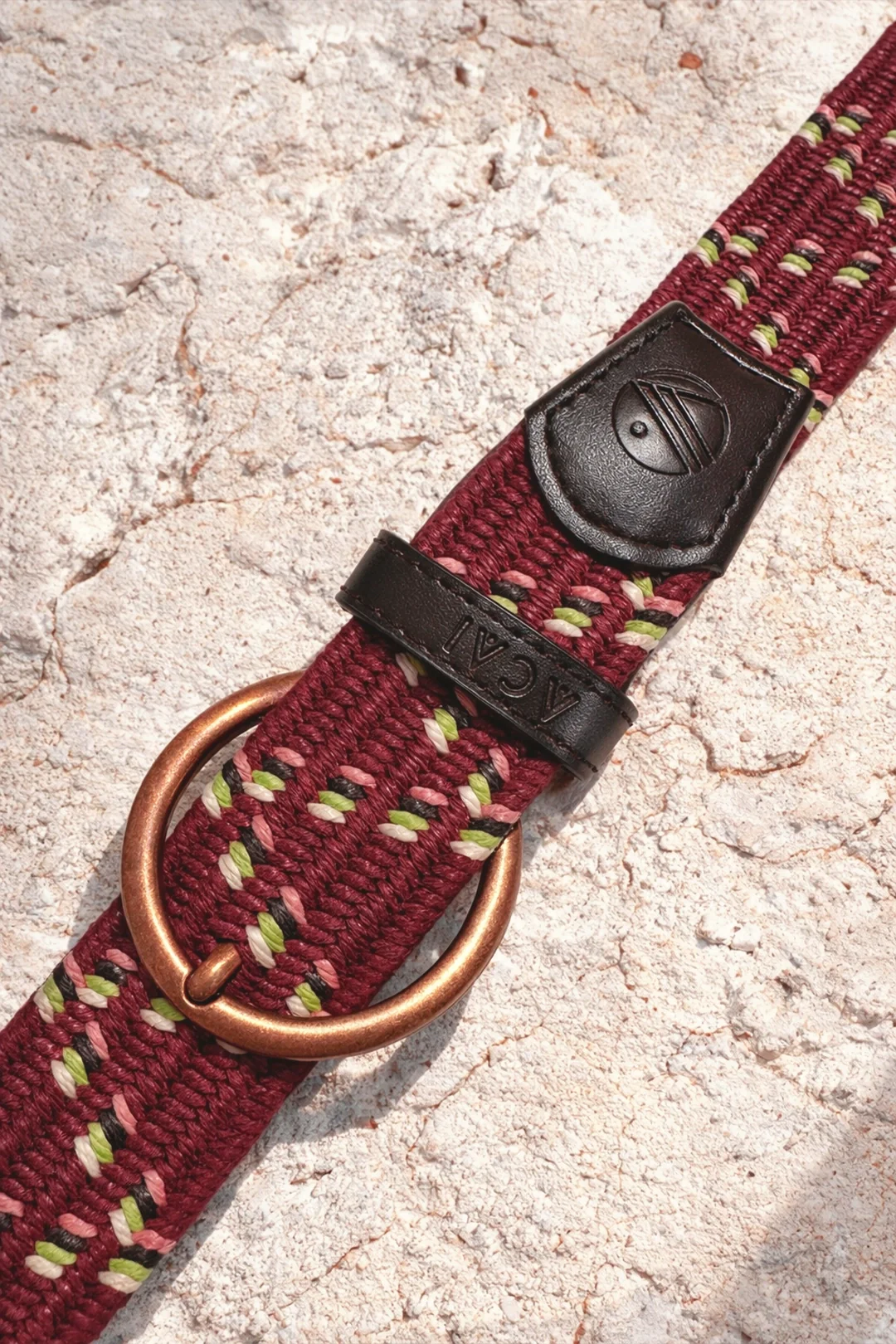 The Outdoor Braided Belt - Cabernet - Image 3