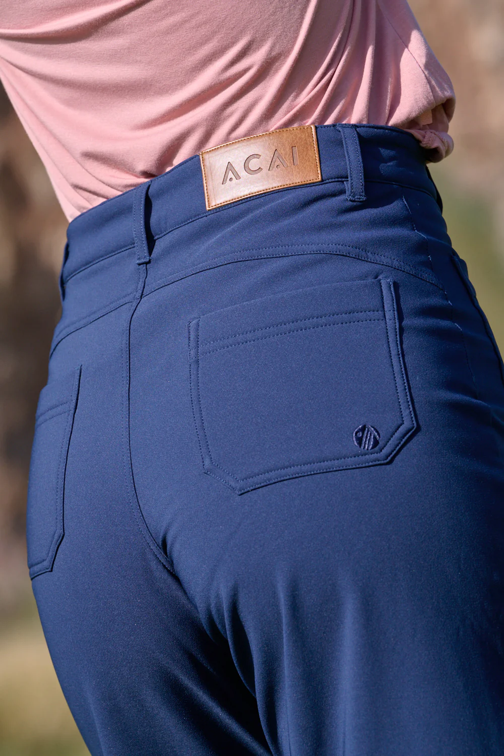 MAX Stretch Thermal Straight Leg Trousers - Deep Navy - Image 3