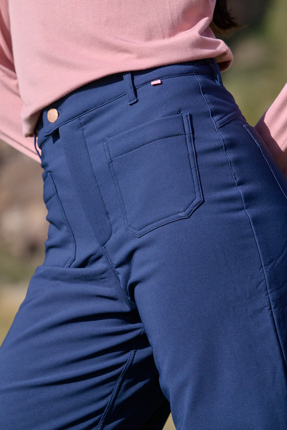 MAX Stretch Thermal Straight Leg Trousers - Deep Navy - Image 4